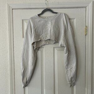 JOAH BROWN Cropped Long Sleeve Sweater